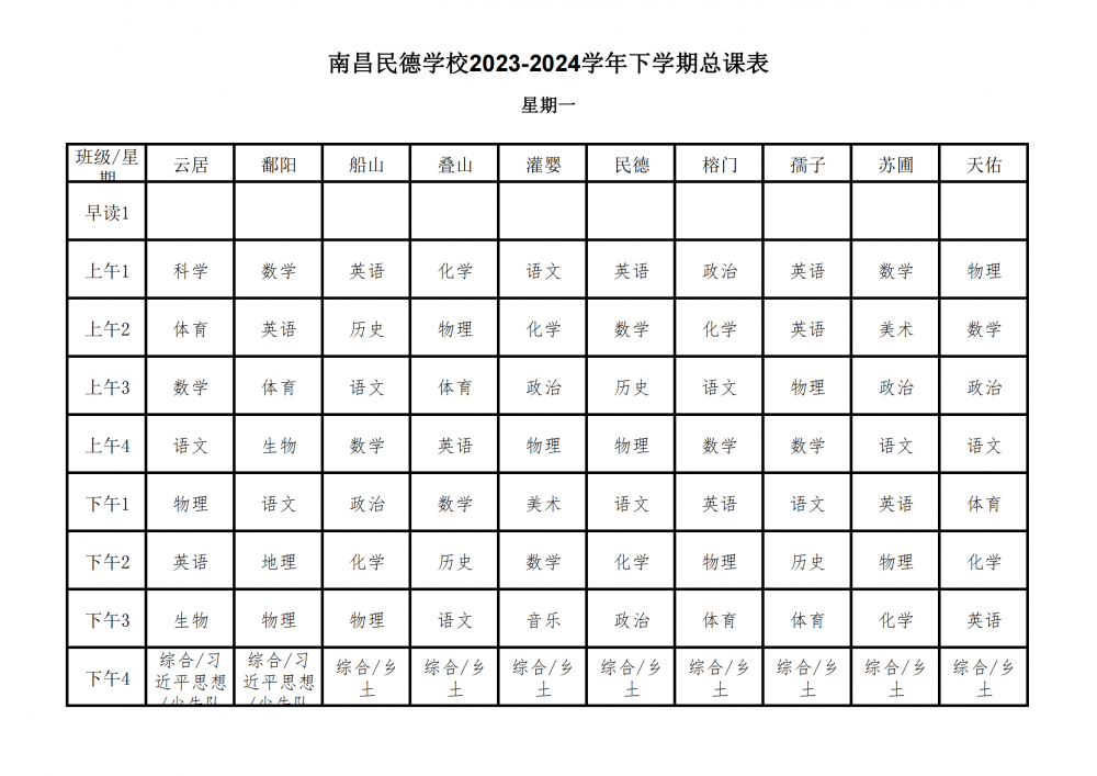 南昌民德學(xué)校2023-2024學(xué)年下學(xué)期總課表3.6_02.png